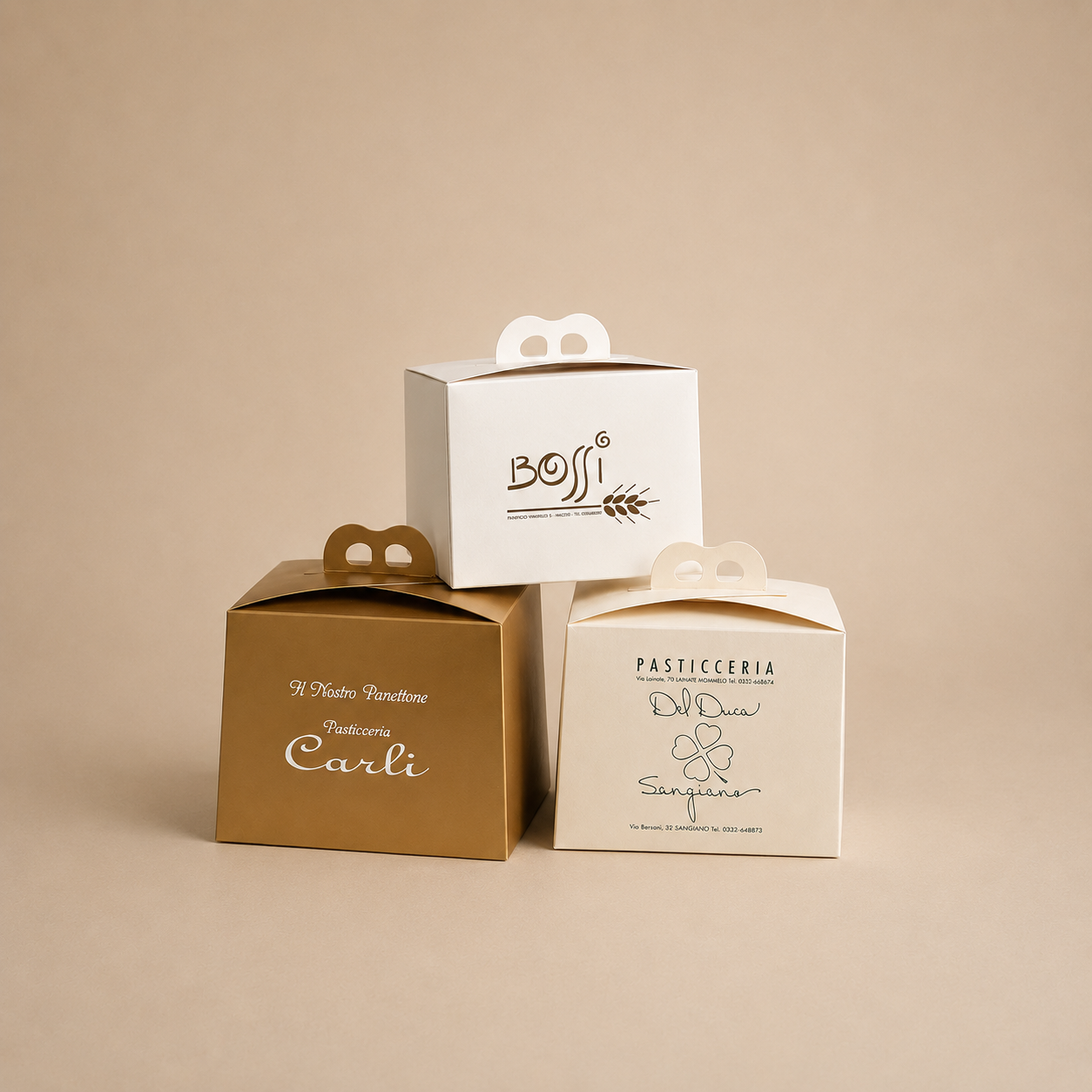 Scatole panettoni